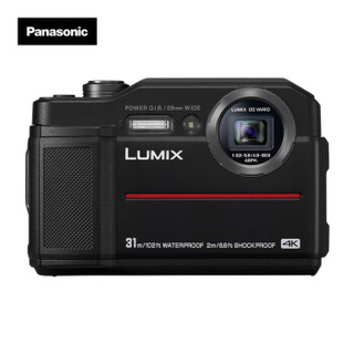 松下（Panasonic）TS7 黑色 防水运动相机/五防相机 防水、防尘、防震、防冻、防压、4K、WIFI智连