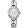 TAG Heuer 泰格豪雅 Link林肯系列 WAT2311-BA0956 女士机械手表 34mm 银盘 银色不锈钢表带 圆形