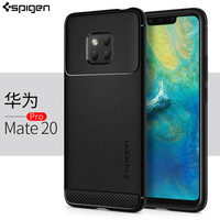 韩国Spigen华为Mate20pro手机壳防摔软硅胶mate20手机套壳 保护套新款潮牌创意个性男 华为Mate 20 Pro 黑色