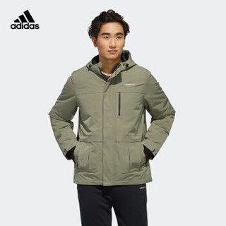 阿迪达斯官网adidas neo 男装冬季运动棉服FU1032 遗迹绿 A/XL(185/104A)