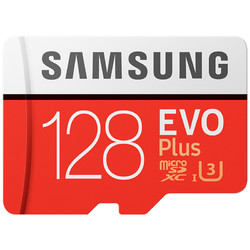 三星(SAMSUNG) microSD存储卡 128GB读取100MB/s 4K 高性能 Switch 无人机 TF卡