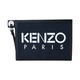 KENZO/高田贤三立体字母LOGO图案卡包手拿包包中包多用途，男女通用 包邮含税 黑卡