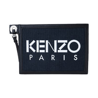 KENZO/高田贤三立体字母LOGO图案卡包手拿包包中包多用途，男女通用 包邮含税 黑卡