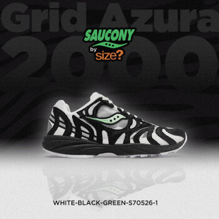 Saucony索康尼 2020年新品GRID AZURA 2000男子size？联名款休闲复古鞋 黑白-1 42