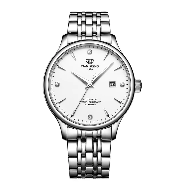 TIAN WANG 天王 昆仑系列 41.5毫米自动上链腕表