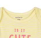 Carter\'s 孩特 新生儿连体包屁衣 1H511810 淡黄色 66cm