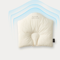 舒适宝新生婴儿枕头防螨枕芯定型枕 0-2岁 水洗防螨枕