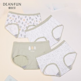 DEANFUN 蝶安芬 23228196 女士纯无痕纯棉内裤 4条装