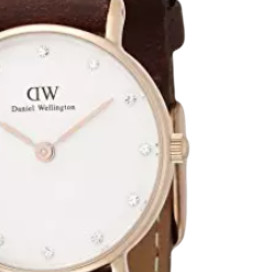 Daniel Wellington 丹尼尔惠灵顿 Classy系列 0903DW 女士石英手表 26mm 白盘 棕色皮质表带 圆形