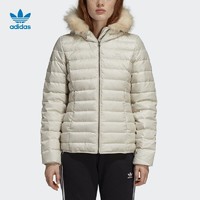 阿迪达斯(adidas)三叶草女装冬季新款运动羽绒服保暖夹克外套DP8583