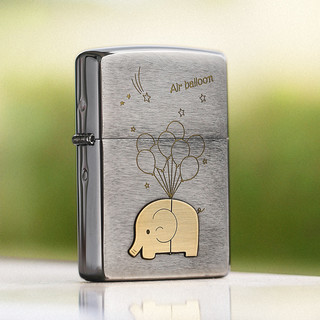 ZIPPO 之宝 贴章气球小象系列 防风孔打火机