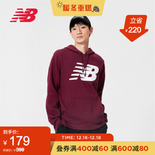 New Balance NB官方2020新款男款MT83982长袖时尚运动休闲连帽卫衣 SDR MT83982 XL