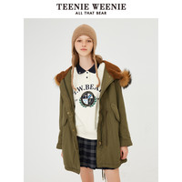 聚划算百亿补贴：TeenieWeenie TTJP88V05I 女装中长款棉服