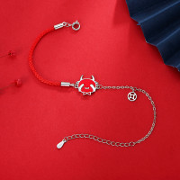 本命年牛年红绳+纯银手链*礼盒装