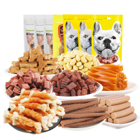 亚禾狗狗零食大礼包法斗柯基宠物磨牙棒幼犬牛肉粒火腿肠