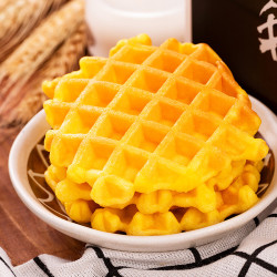 推荐爆卖三只松鼠轻格华夫饼750g整箱早餐面包网红零食代餐