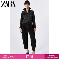 ZARA新款 女装 修身牛仔夹克外套 04979021800