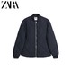 ZARA 04317300401 男装菱形纹棉服