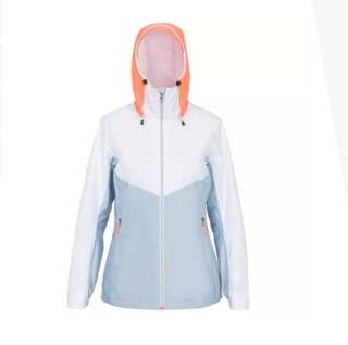 DECATHLON 迪卡侬 100系列 女士冲锋衣 169766-8491502 灰色拼色