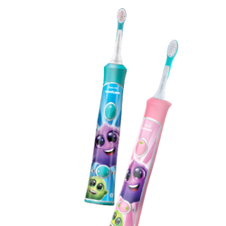 PHILIPS 飞利浦 飞利浦儿童电动牙刷HX6322蓝牙APP充电式声波震动趣味刷牙