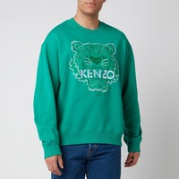 KENZO男士双色Tiger Icon运动衫-草绿色