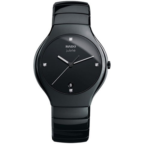 新低价: rado 雷达 true jubile r27653742 男款陶瓷镶钻腕表
