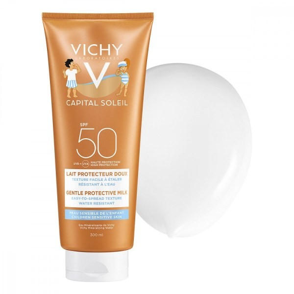 vichy 薇姿 capital soleil 优护儿童防晒乳 spf 50 300 ml