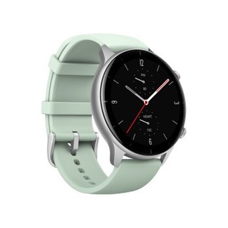 AMAZFIT 跃我 GTR 2e 智能手表 46.5mm 硅胶表带 曜石黑（血氧、GPS）