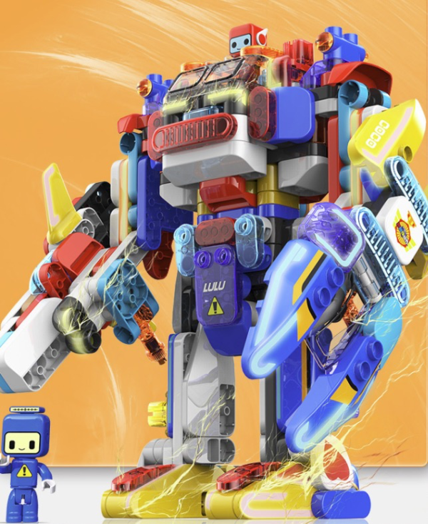bloks布鲁可积木交通工具系列布鲁可战队合体机器人