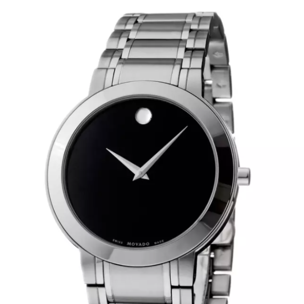 商品movado 摩凡陀 stiri系列 0606191 男士石英手表 40mm 黑盘 银色