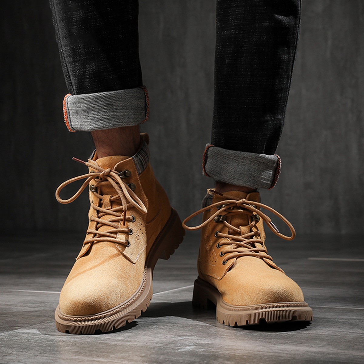 唯品尖货: 马克华菲 790496049201629 男士马丁靴