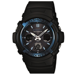 CASIO 卡西欧 G-SHOCK系列 男士太阳能电波手表 AWG-M100A-1A