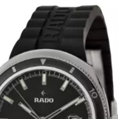 RADO 雷达 D-STAR帝星系列 R15959159 男士机械手表 42mm 黑盘 黑色橡胶表带 圆形