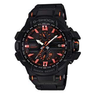 CASIO 卡西欧 G-SHOCK系列 GWA1000FC-1A4 男士太阳能手表 52mm 黑盘 黑色树脂带 圆形