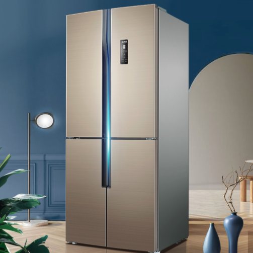 meiling/美菱bcd-452wpucx十字四开双开门保鲜冰箱双变频雅典娜 咖啡