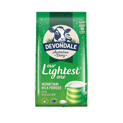 德运（Devondale）脱脂高钙成人奶粉 1kg
