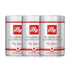 illy 意利 中度烘培咖啡豆 250g*3罐