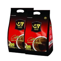 G7 纯黑速溶咖啡 100包*2袋装