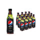 百事可乐 无糖 Pepsi 碳酸饮料 青柠味 汽水 中胶瓶 500ml*12瓶 饮料整箱 百事出品 *4件