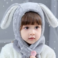 移动专享：Bejirog 北极绒  儿童冬季围脖一体帽