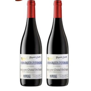 法国原瓶原装进口 皮埃尔.拉米干红葡萄酒 勃艮第产区黑皮诺 750ML 双支