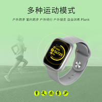 omthing 智能手表防水蓝牙监测血压心率健身跑步计步器健康运动拍照信息提醒老人学生适用苹果华为小米安卓