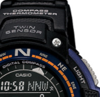 CASIO 卡西欧 SGW-100-2B 电子手表 47.6mm 黑盘