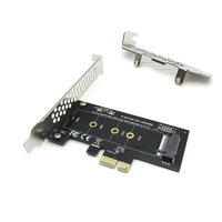 M2转PCI-E 1X PCI-E转M.2硬盘NVME转接卡 SSD硬盘读卡器1X测试卡