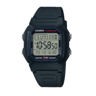 CASIO 卡西欧 DIGTAL系列 37毫米电子腕表 W-800H-1A