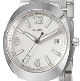 RADO 雷达 D-STAR帝星系列 R15945103 男士石英手表 38mm 银盘 银色不锈钢表带 圆形