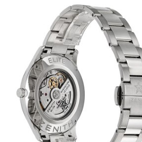 ZENITH 真力时 指挥官系列 03.2020.670/01.M2020 男士机械手表 40mm 银盘 银色不锈钢表带 圆形