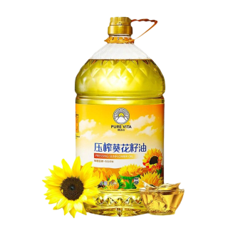 Pure Vita 维达谷压榨葵花籽油5l 报价价格评测怎么样 什么值得买
