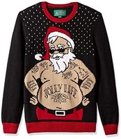 Ugly Christmas Sweater Company 男士圣诞毛衣 - 纹身 圣诞老人