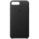 Apple iPhone 8 Plus/7 Plus 皮革手机壳/手机套 - 黑色